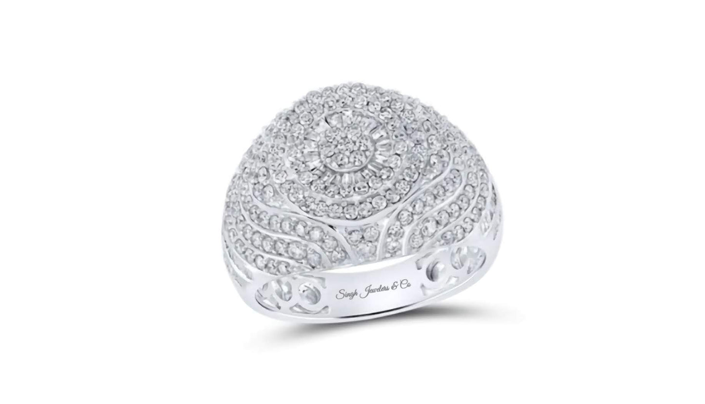 10K Baguette Diamond Ring