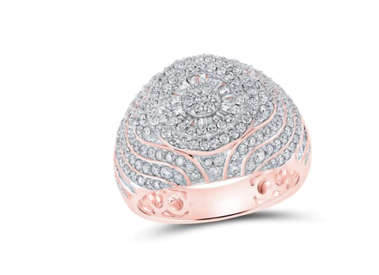10K Baguette Diamond Ring