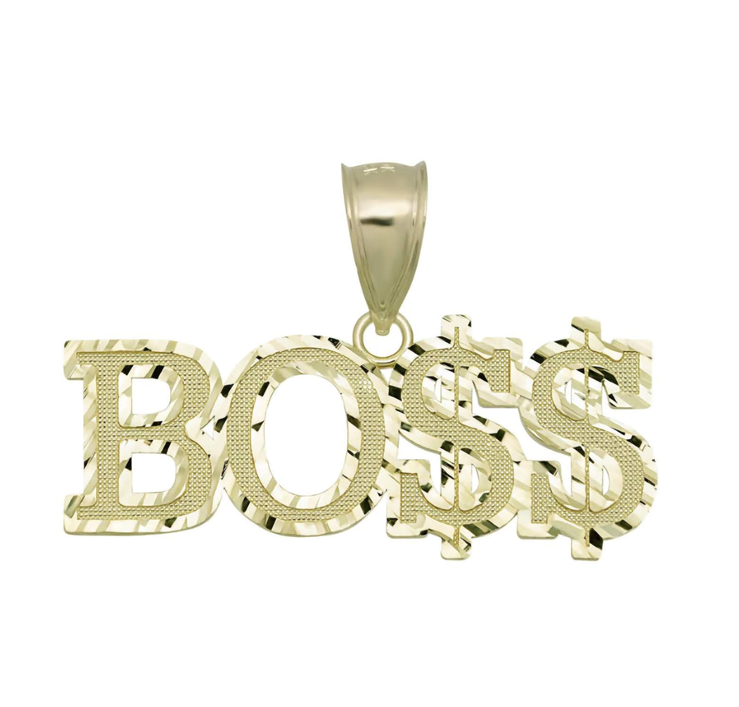 10k Gold Pendant Boss Charm