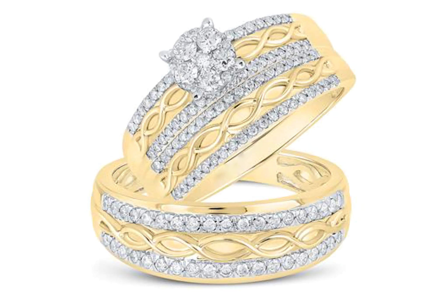 10K Bridal Trio Set