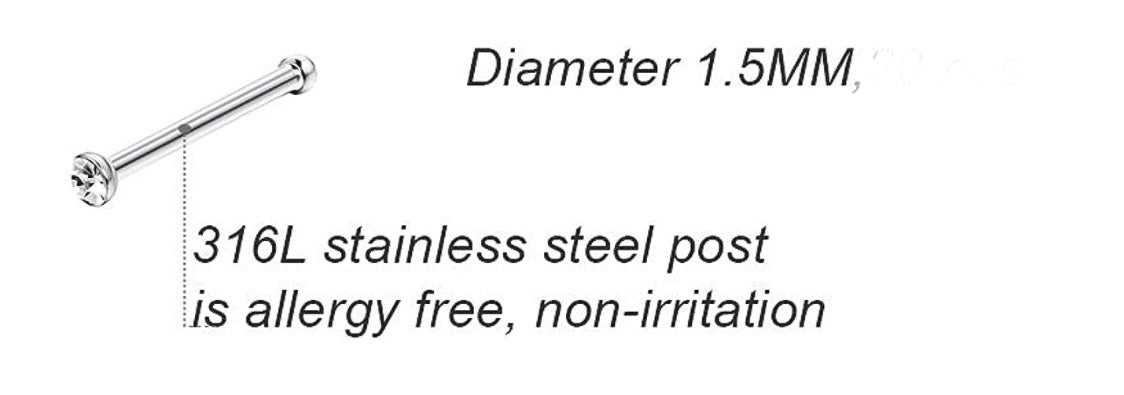 Stainless Steel Nose Pin