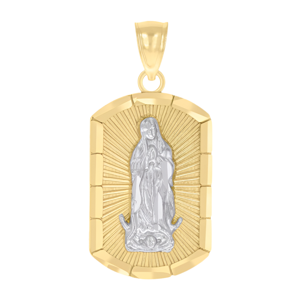 14k Yellow Gold Mary Charm