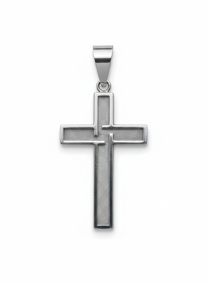 Stainless Steel Cross Charm