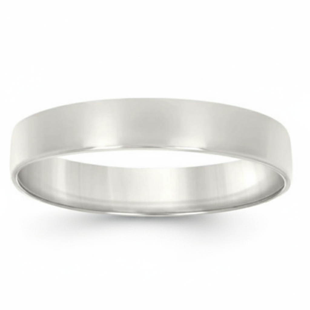 Sterling Silver Wedding 5mm thickness Band