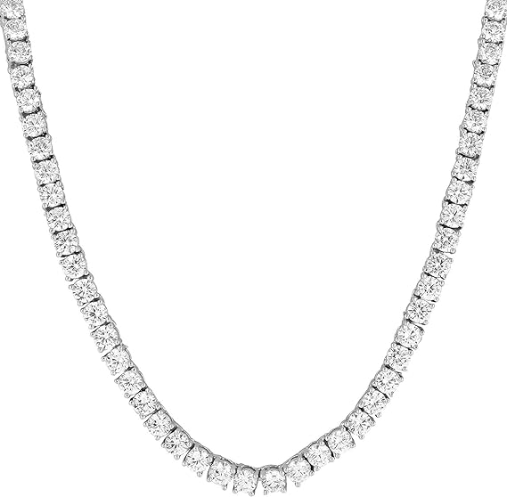 Fashion White Stones 4mm Tennis Chain