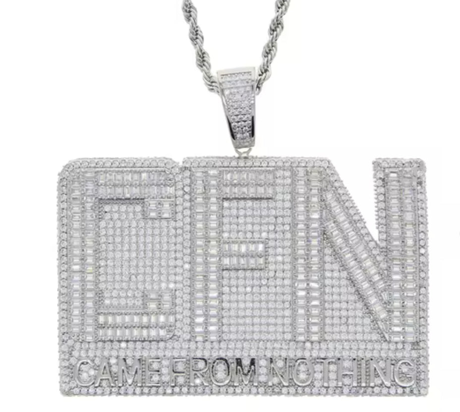 Sterling Silver CFN Came From Nothing Charm