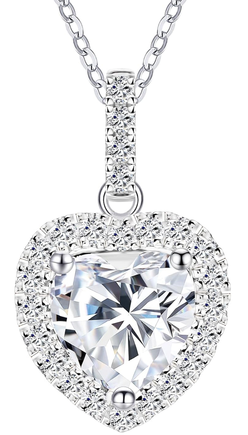 Sterling Silver Heart pendant chain