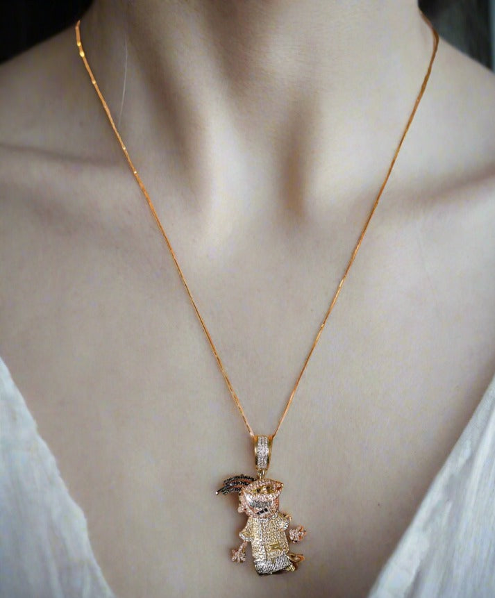 10K Diamond Eddy Charm