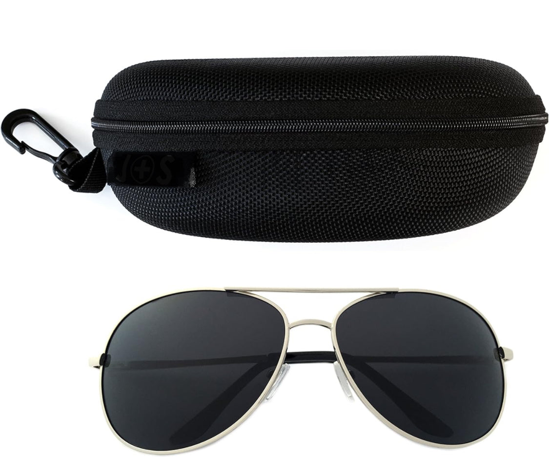 Military Aviator Sunglasses Polarized 100% UV protection.