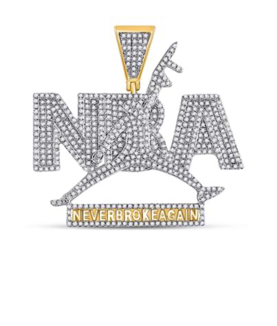 10K NBA NEVER BROKE AGAIN CHARM