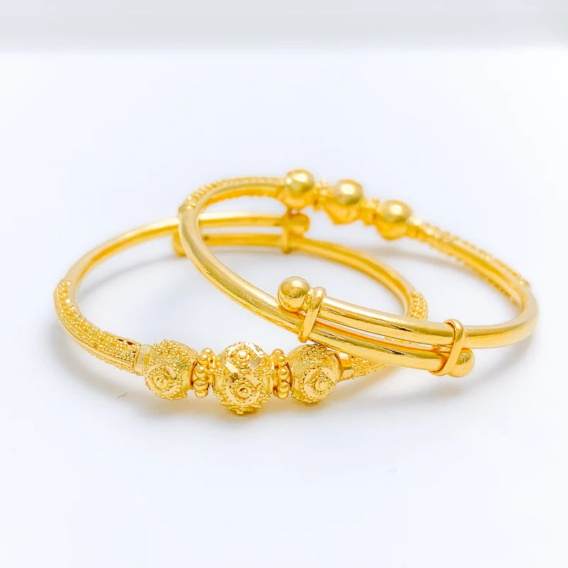 22K Adjustable Baby Bangle