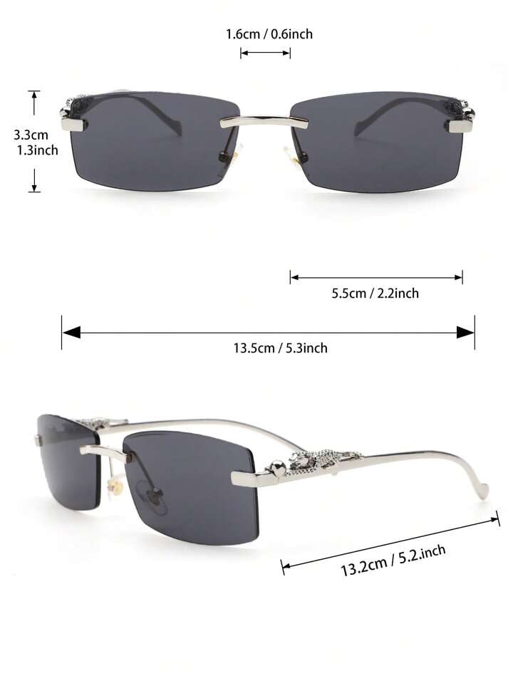 Luxury Panther Sunglasses Cartier Inspired