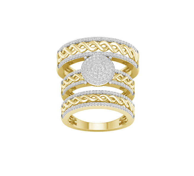 10K Infinity Bridal Diamond Trio Set