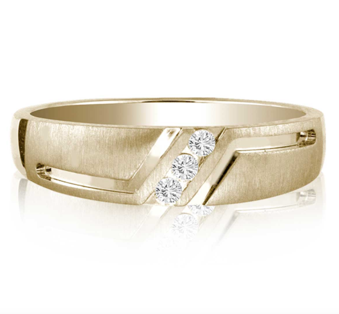 10K Wedding Diamond Band