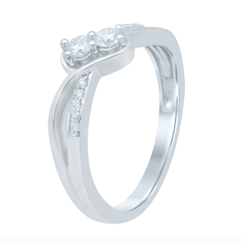 10K Endless Love Diamond Ring