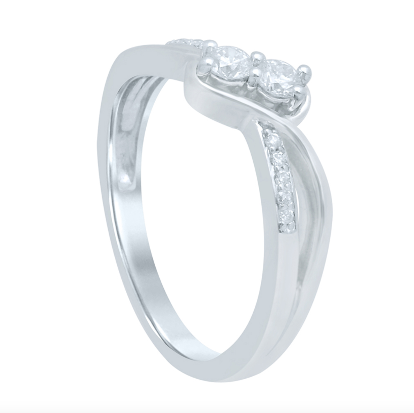 10K Endless Love Diamond Ring