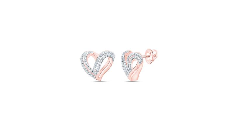 10k Gold 1/3 Cttw Diamond Gift Earrings