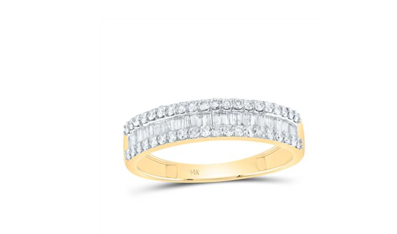 14K Bridal Trio Ring Set