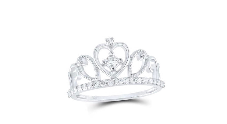 14k Ladies Crown Ring