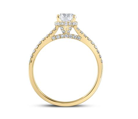 14k Solitaire Bridal Engagement Ring 1 Cttw