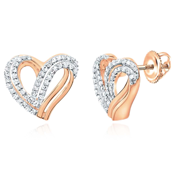 10k Gold 1/3 Cttw Diamond Gift Earrings