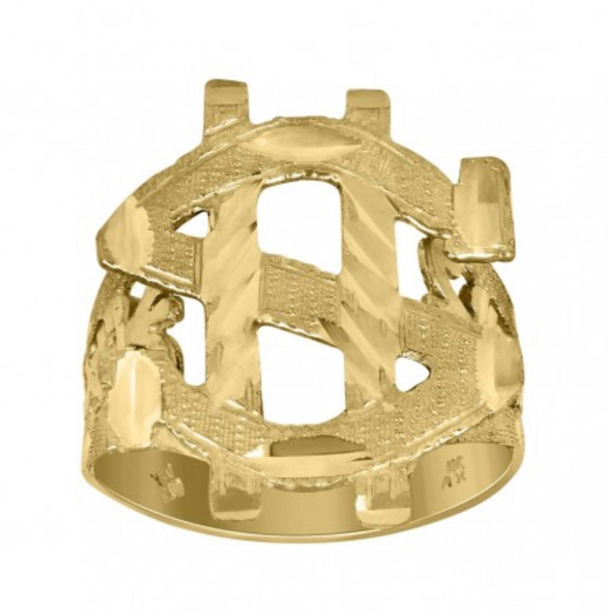10k Men’s Dollar Sign Ring