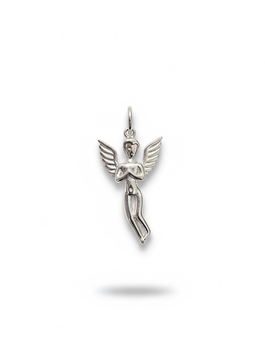 Sterling silver 925 cupid angel charm symbol of love and protection