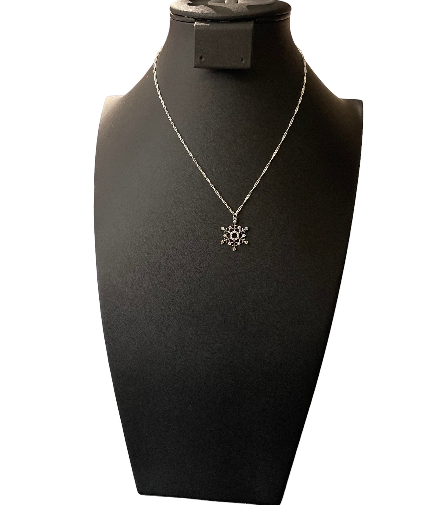 Sterling Silver Snowflake Necklace