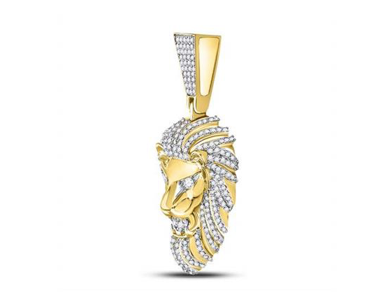 Lion Head Charm Pendant