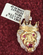 Lion Face Pendant