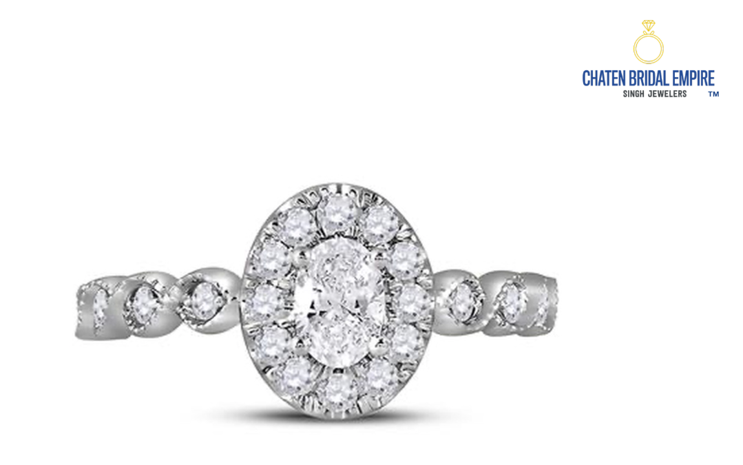 Oval Cut Bridal Engagement Ring