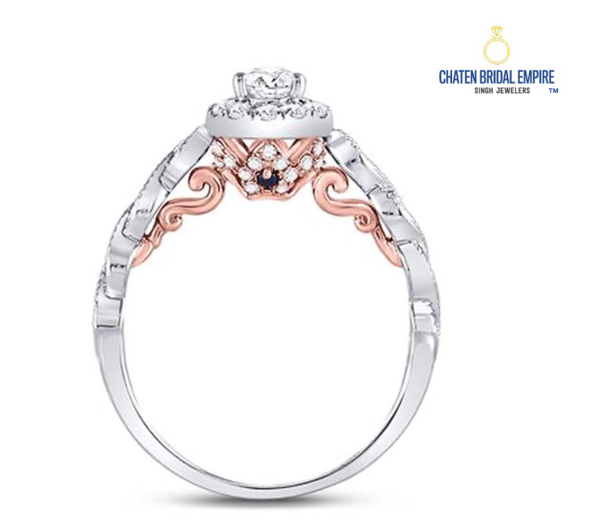 Pear Diamond Solitaire Bridal Engagement Ring