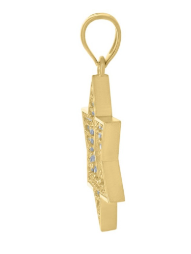 10kt Star Of David Symbol Religious Charm Pendant
