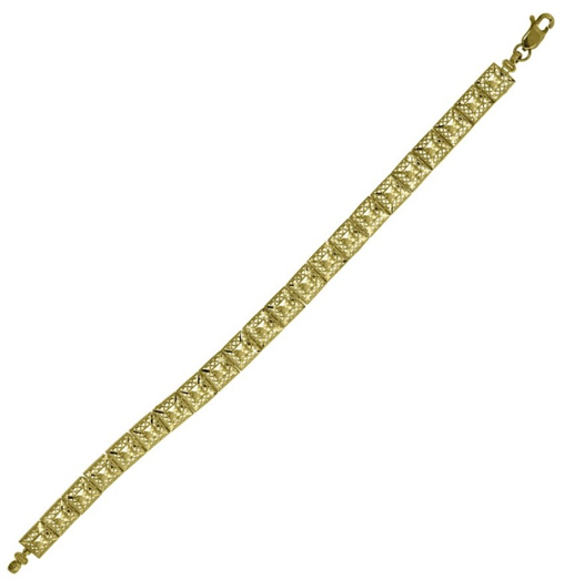 10kt Diamond Cut Bracelet