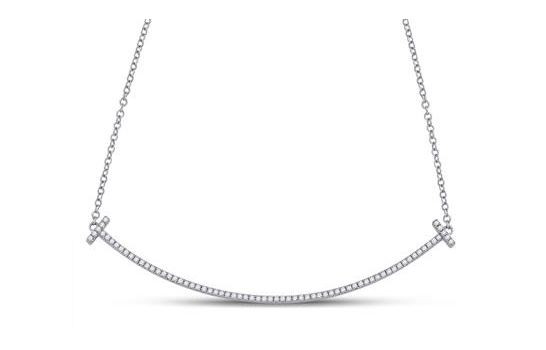 10K Curved Bar Necklace