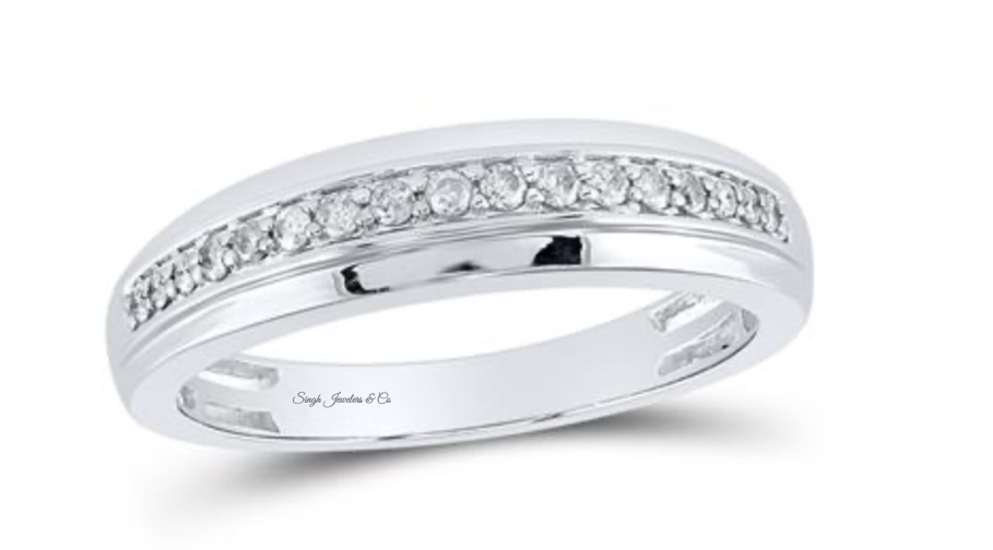 10K Princess Cut Square Halo Diamond Trio Set