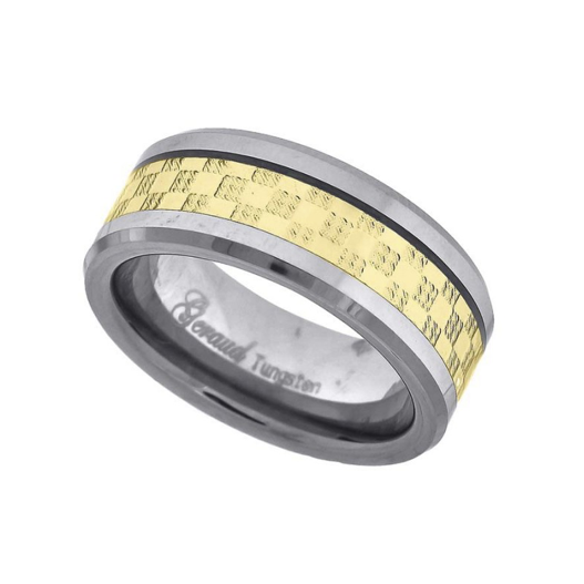 Gold-tone Textured Center