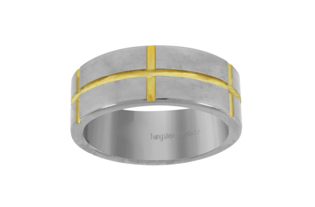 Two-tone Polished Grooved