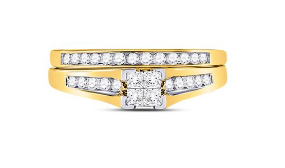 Princess Cut Bridal Ring Set