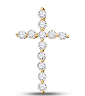 14K Cross Pendant