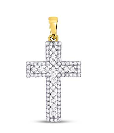 14K Cross Pendant