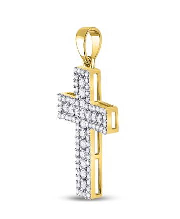 14K Cross Pendant