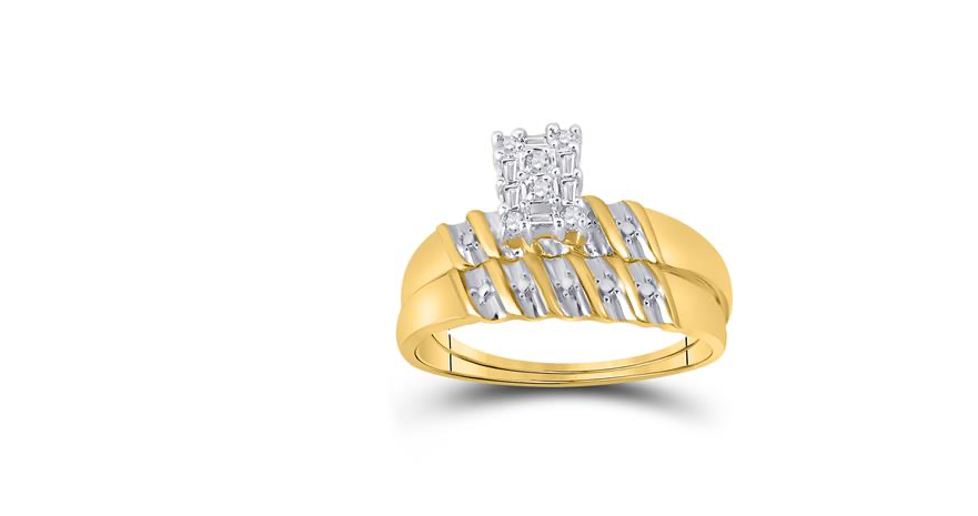 Baguette Diamond Trio Set