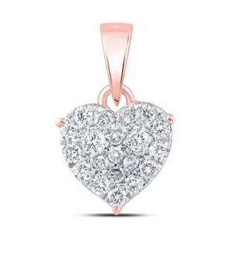 10K Heart Pendant