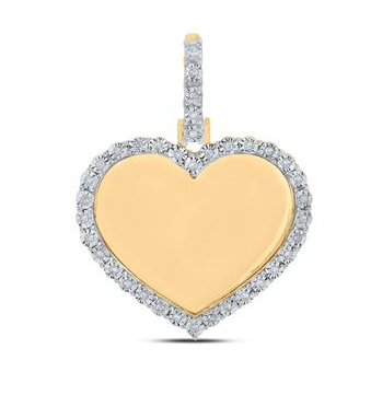 10K Memory Heart Charm