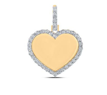 10K Memory Heart Charm