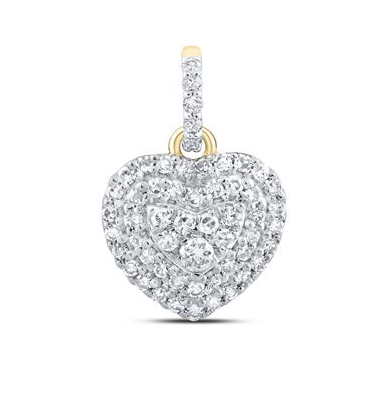 10K Heart Pendant