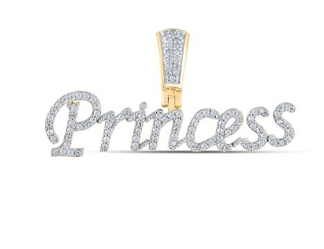 10K Princess Pendant