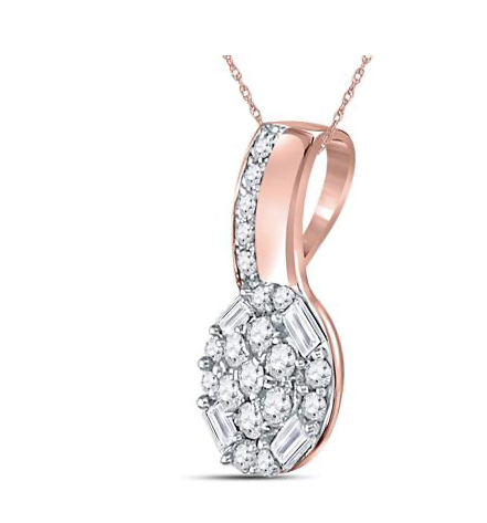 14K Flower Pendant