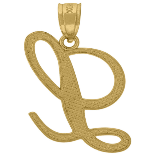 10K Cursive Initial "L"